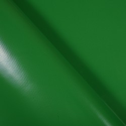 Тентовый материал ПВХ 450 гр/м2, Зелёный (Ширина 160см), на отрез  в Крымске, 450 г/м2, 799 руб