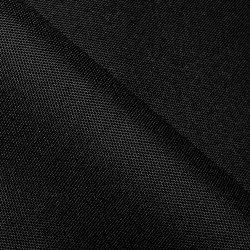 Ткань Оксфорд 600D PU, Черный (на отрез)  в Крымске