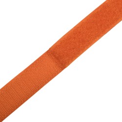 Контактная лента 25мм цвет Оранжевый (велькро-липучка, на отрез)  в Крымске