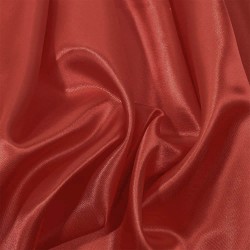 Ткань Атлас-сатин, цвет Красный (на отрез)  в Крымске