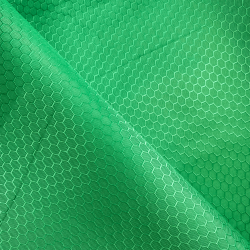 Ткань Оксфорд 300D PU Рип-Стоп СОТЫ, цвет Зелёный (на отрез)  в Крымске