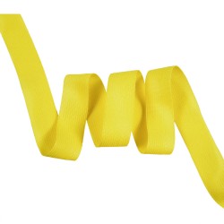 Окантовочная лента-бейка, цвет Жёлтый 22мм (на отрез)  в Крымске