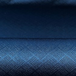 Ткань Блэкаут для штор светозатемняющая 100% &quot;Орнамент Синий&quot; (на отрез)  в Крымске